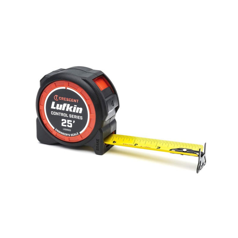 Lufkin Crescent Lufkin 1-3/16 x 25' Command Control Series Yellow Clad Engineers Tape Measure - L1025CD - Image 1
